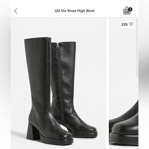 Women's Black Leather Boots